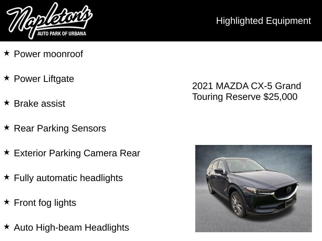 Used 2021 MAZDA CX-5 Grand Touring Reserve AWD/4WD image 7