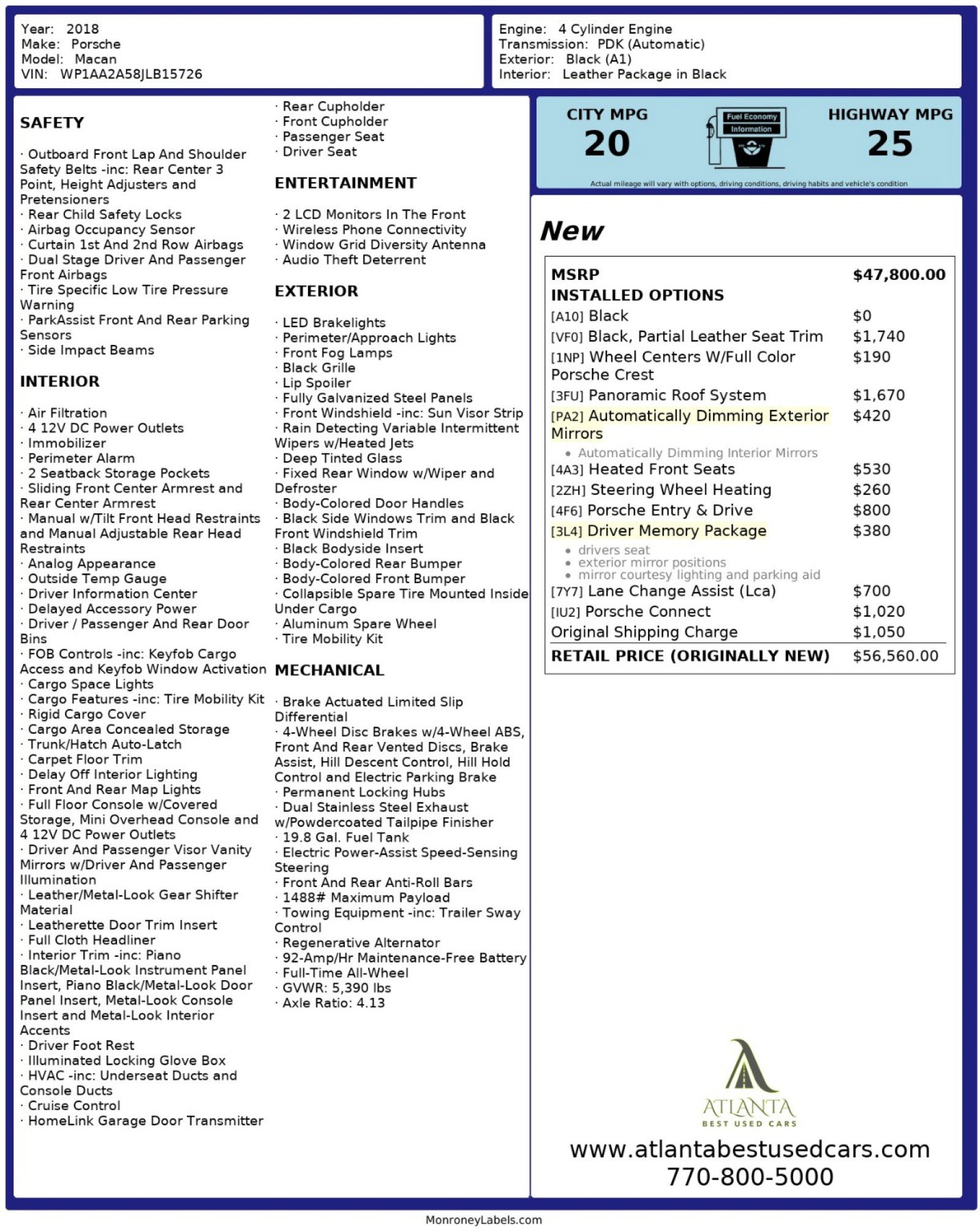 Used 2018 Porsche Macan image 50