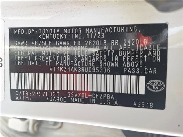 Certified 2024 Toyota Camry XSE w/ Navigation Package image 19