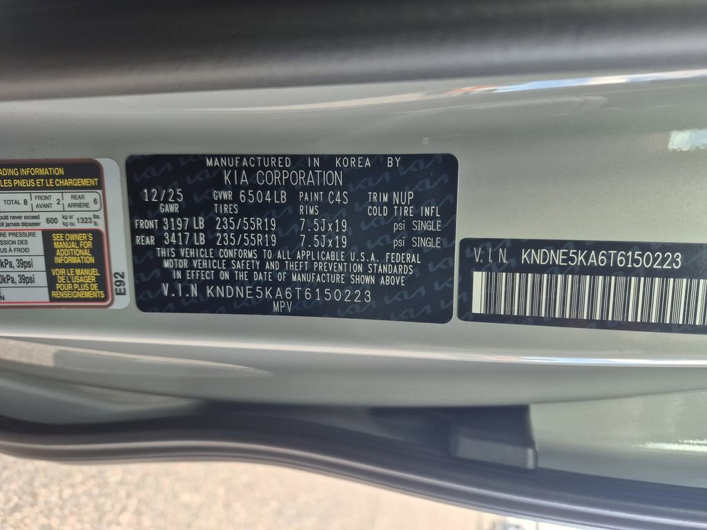 New 2026 Kia Carnival SX Prestige image 26