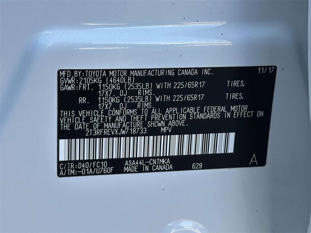 Certified 2018 Toyota RAV4 XLE image 28