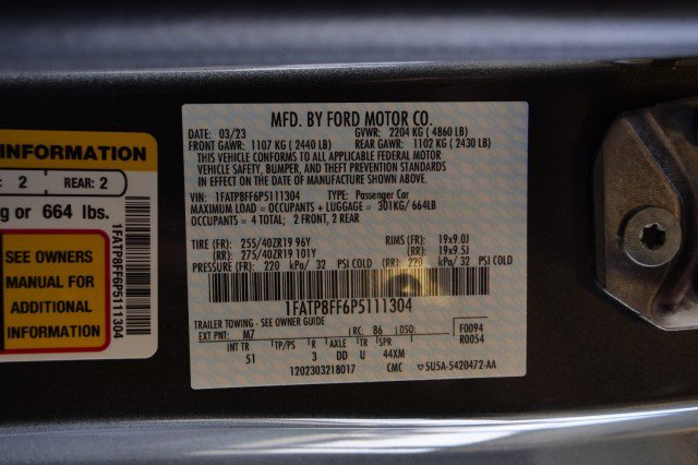 Used 2023 Ford Mustang GT Premium w/ GT Performance Package RWD image 51