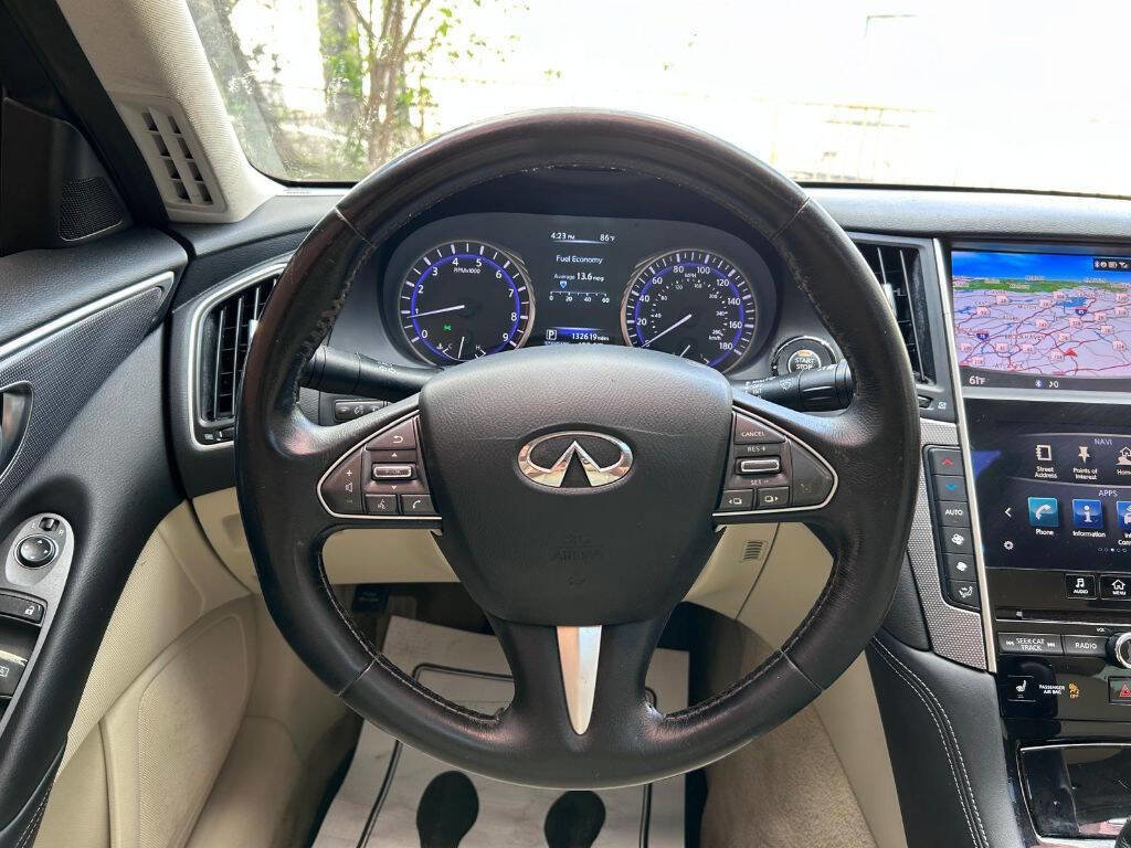 Used 2015 INFINITI Q50 Premium w/ Navigation Package RWD image 14