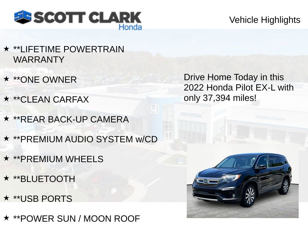 Used 2022 Honda Pilot EX-L image 11