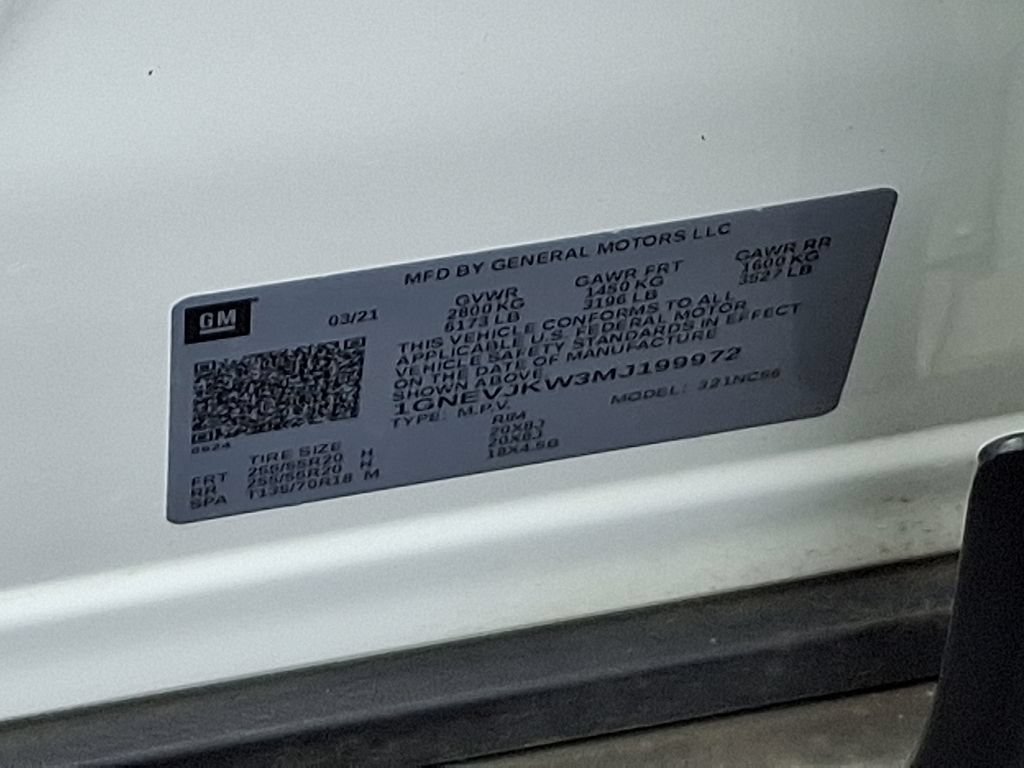 Certified 2021 Chevrolet Traverse RS AWD/4WD image 29