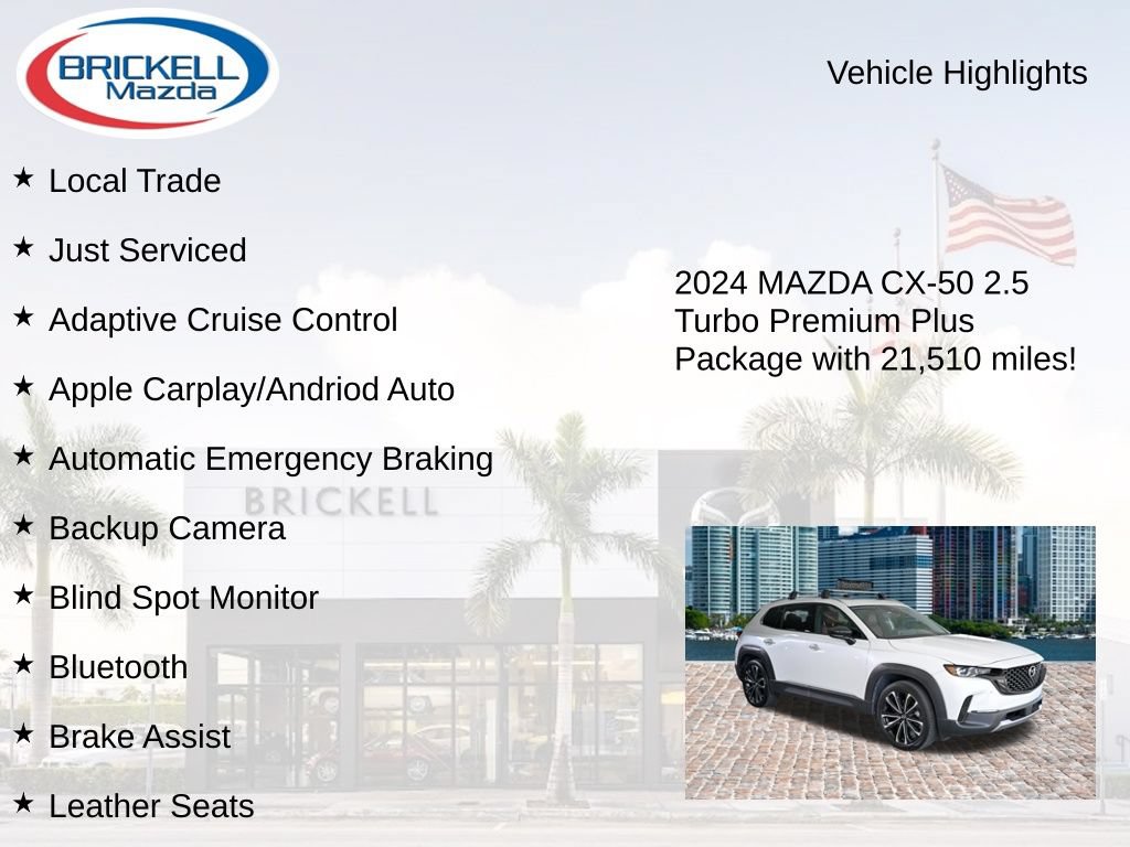 Used 2024 MAZDA CX-50 2.5 Turbo w/ Cargo Package AWD/4WD image 17