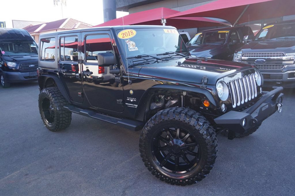 Used 2018 Jeep Wrangler Unlimited Sahara AWD/4WD image 2