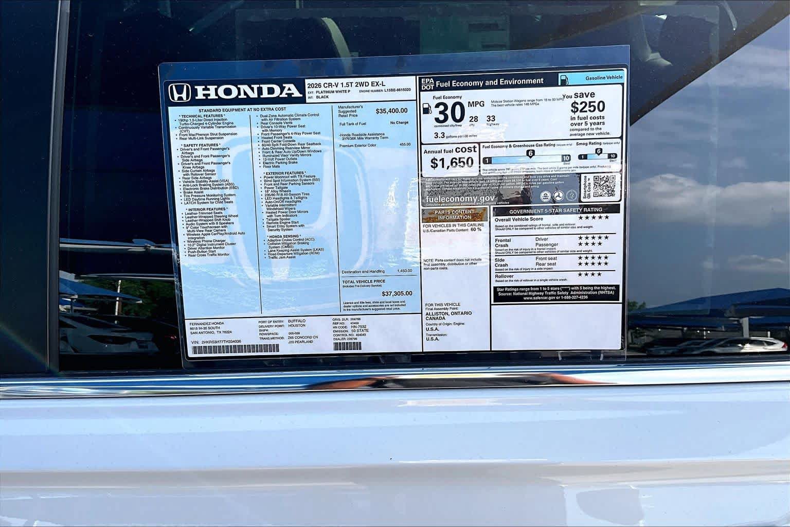 New 2026 Honda CR-V EX-L image 18