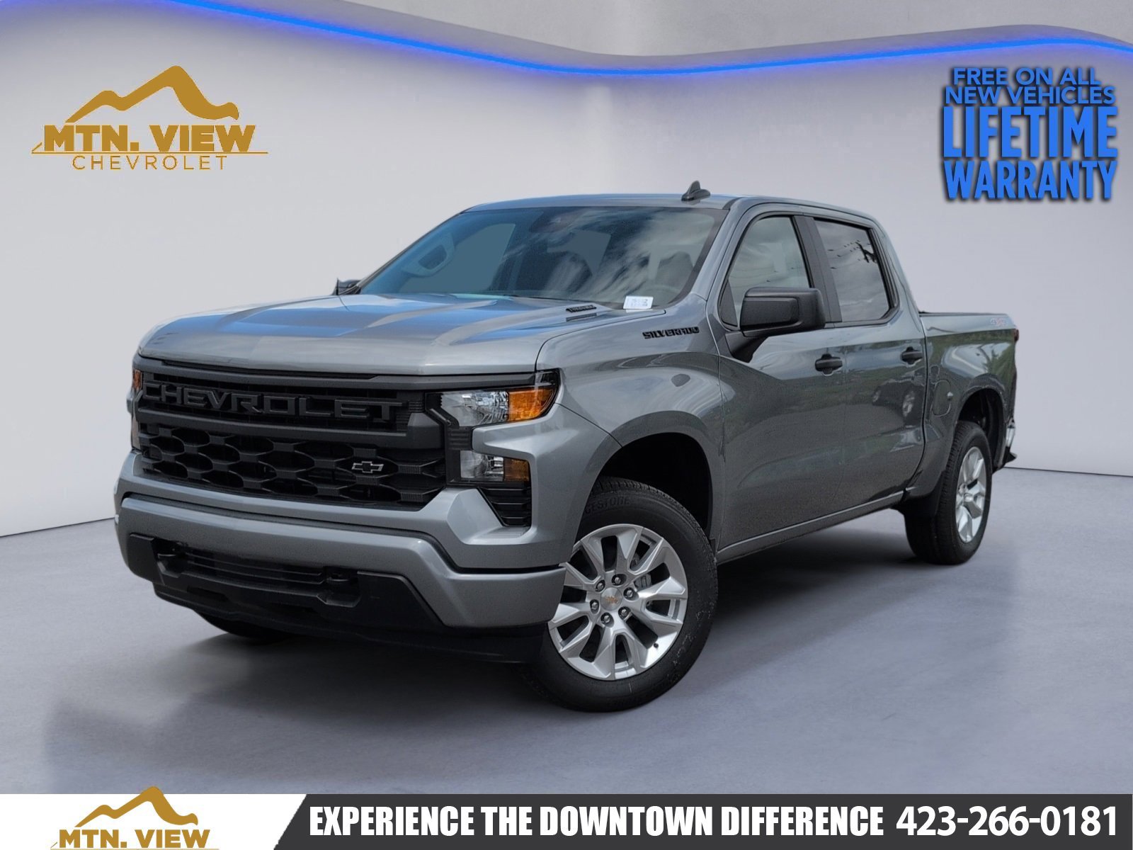 New 2025 Chevrolet Silverado 1500 Custom w/ LPO, Dark Essentials Package