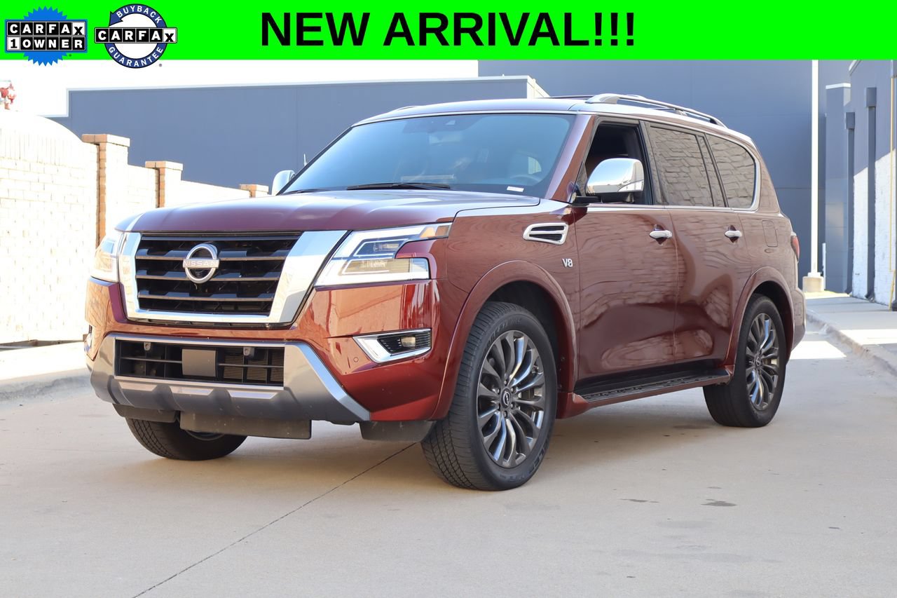 Used 2022 Nissan Armada Platinum w/ Captain's Chairs Package AWD/4WD image 1
