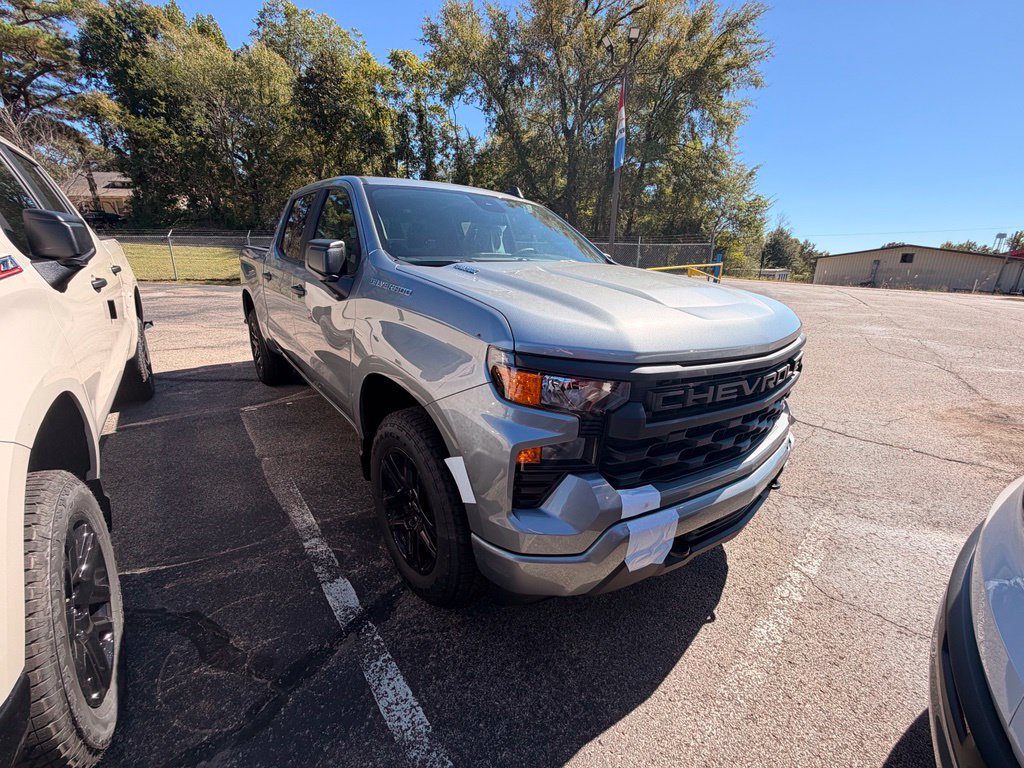 New 2026 Chevrolet Silverado 1500 Custom w/ Turbomax Blackout Package AWD/4WD image 1