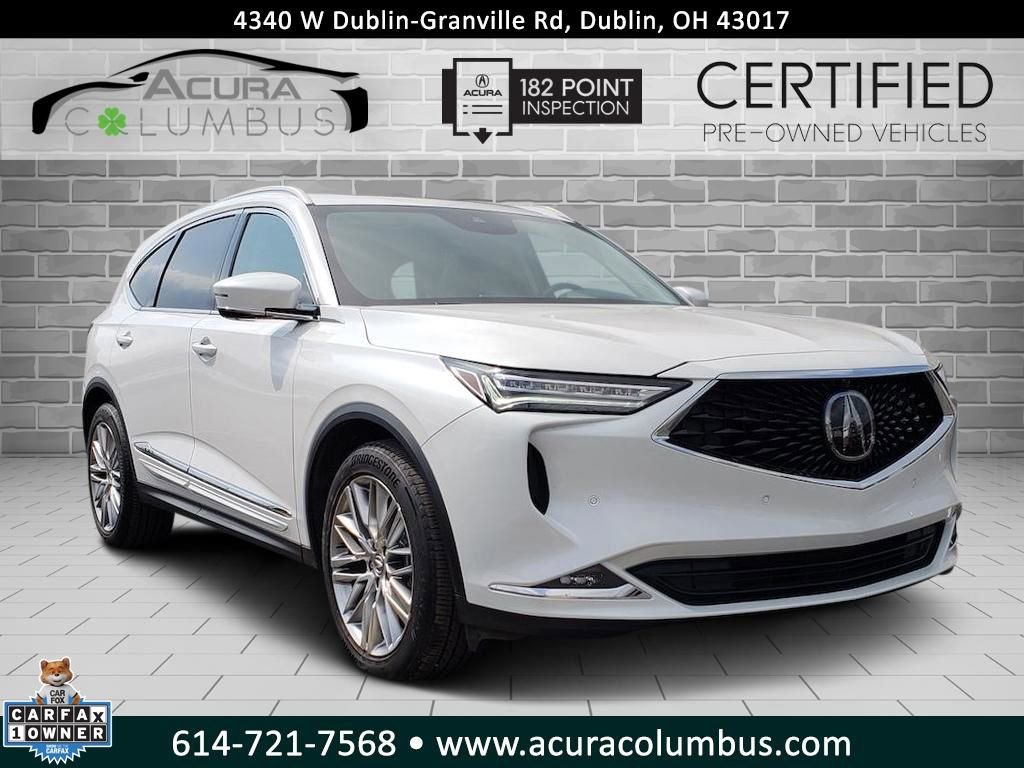 Certified 2023 Acura MDX SH-AWD w/ Advance Package image 1