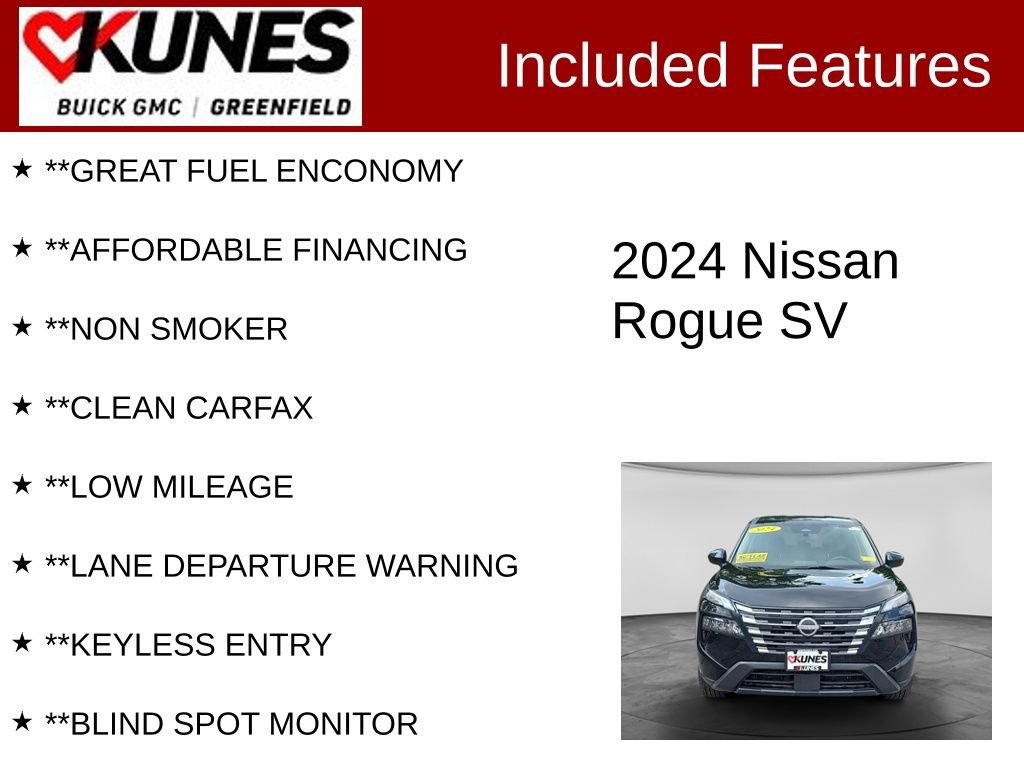 Used 2024 Nissan Rogue SV AWD/4WD image 3