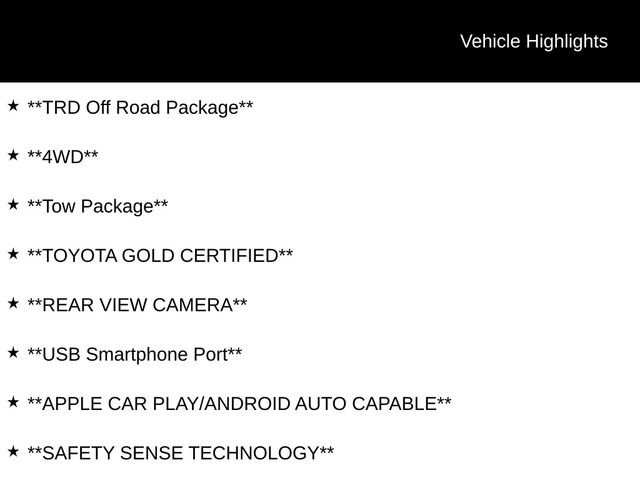 Certified 2022 Toyota 4Runner TRD Off-Road AWD/4WD image 12