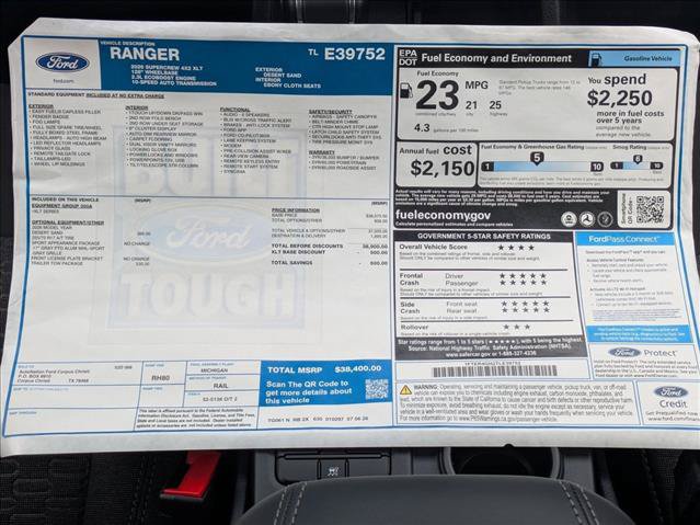 New 2026 Ford Ranger XLT w/ Trailer Tow Package RWD image 18