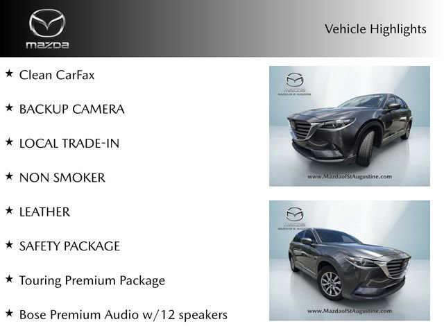 Used 2018 MAZDA CX-9 Touring w/ Touring Premium Package FWD image 2