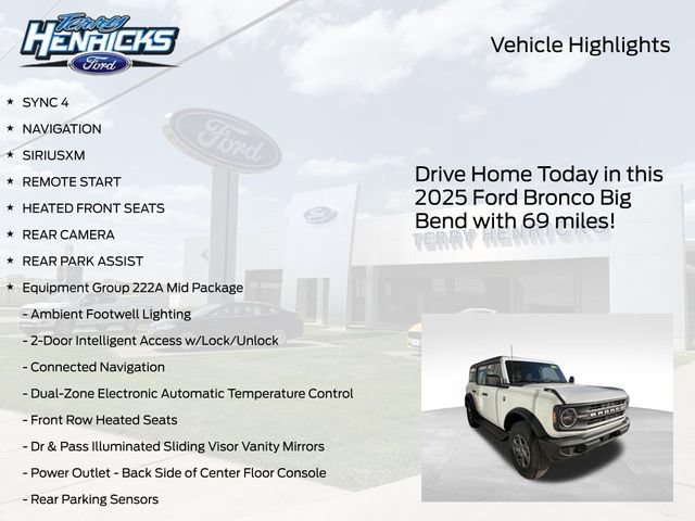 New 2025 Ford Bronco Big Bend AWD/4WD image 4