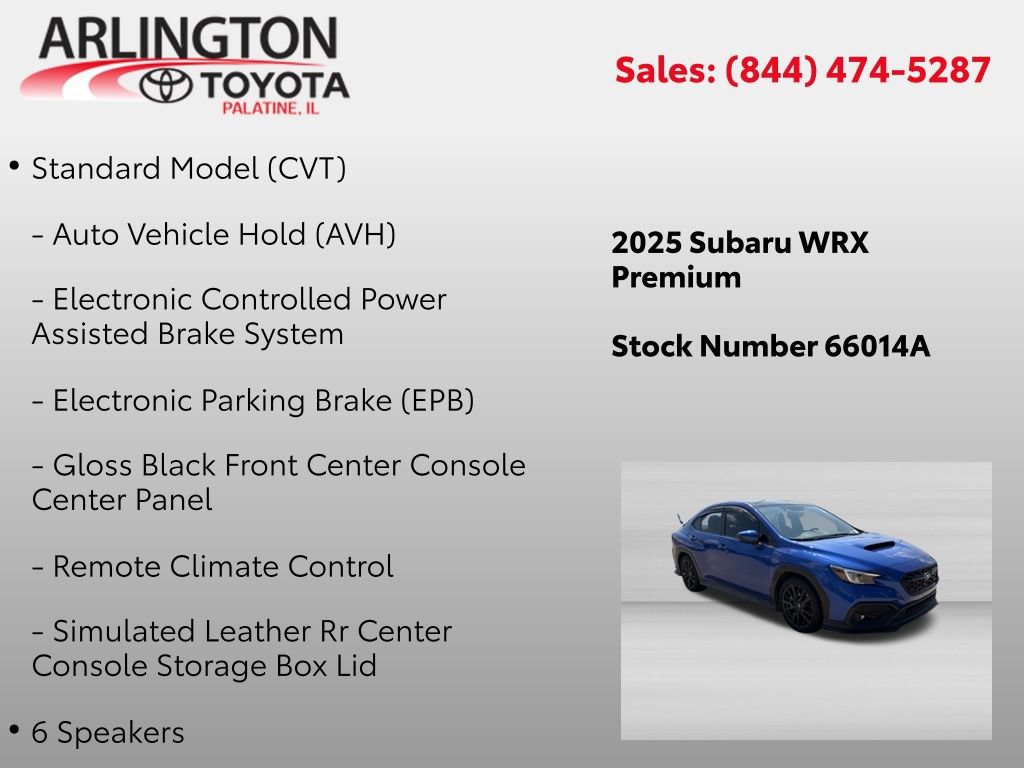 Used 2025 Subaru WRX Premium AWD/4WD video 2