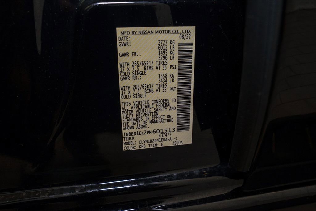 Certified 2023 Nissan Frontier SV w/ Technology Package image 20