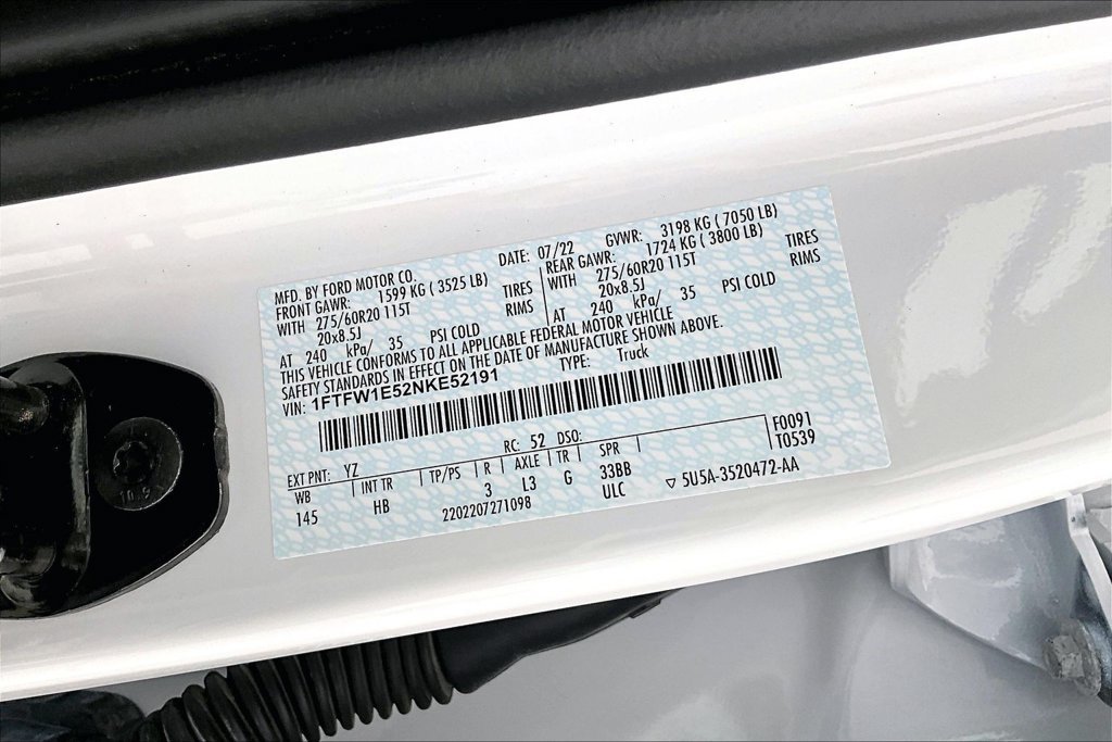 Used 2022 Ford F150 Lariat AWD/4WD image 42