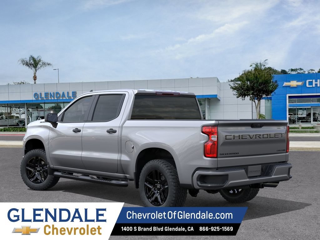New 2026 Chevrolet Silverado 1500 Custom w/ Turbomax Blackout Package RWD image 3