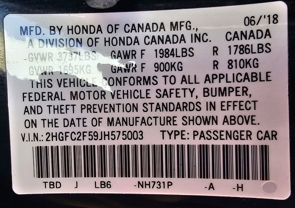 Used 2018 Honda Civic LX image 24