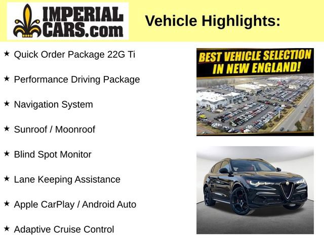 Used 2024 Alfa Romeo Stelvio Ti w/ Performance Driving Package AWD/4WD image 7