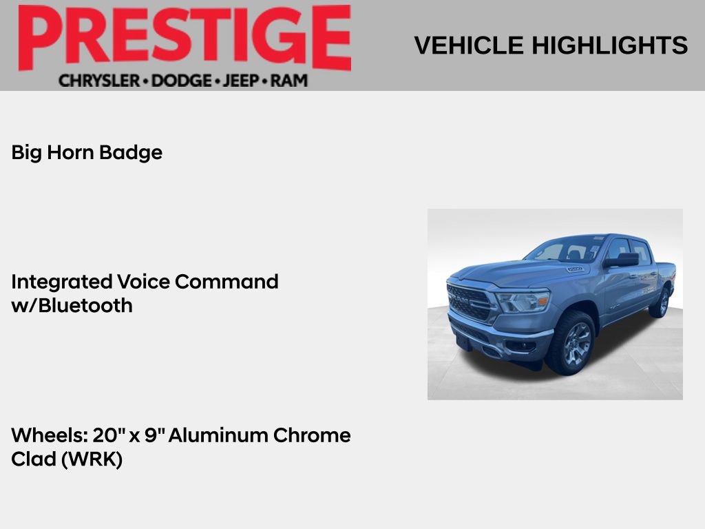 Used 2022 RAM 1500 Big Horn AWD/4WD image 4
