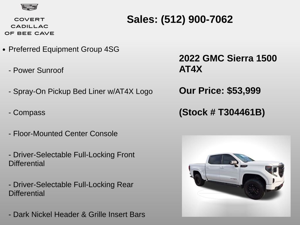 Used 2022 GMC Sierra 1500 AT4X image 18
