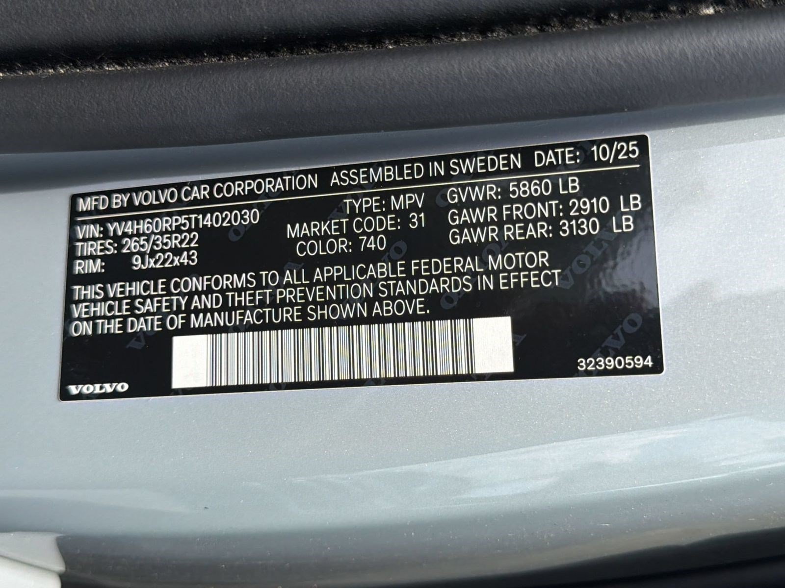 Certified 2026 Volvo XC60 T8 Polestar AWD/4WD image 26
