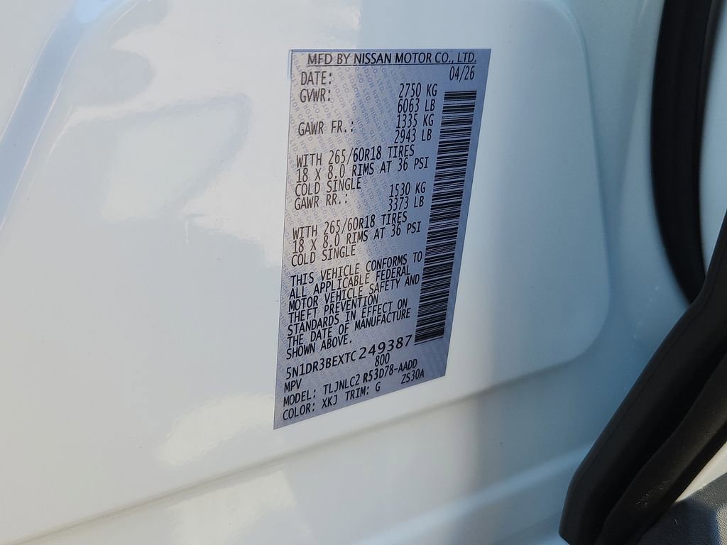 New 2026 Nissan Pathfinder Rock Creek AWD/4WD image 11