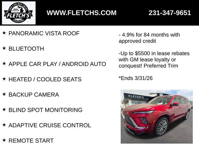 New 2026 Buick Enclave Avenir w/ Super Cruise Package image 2