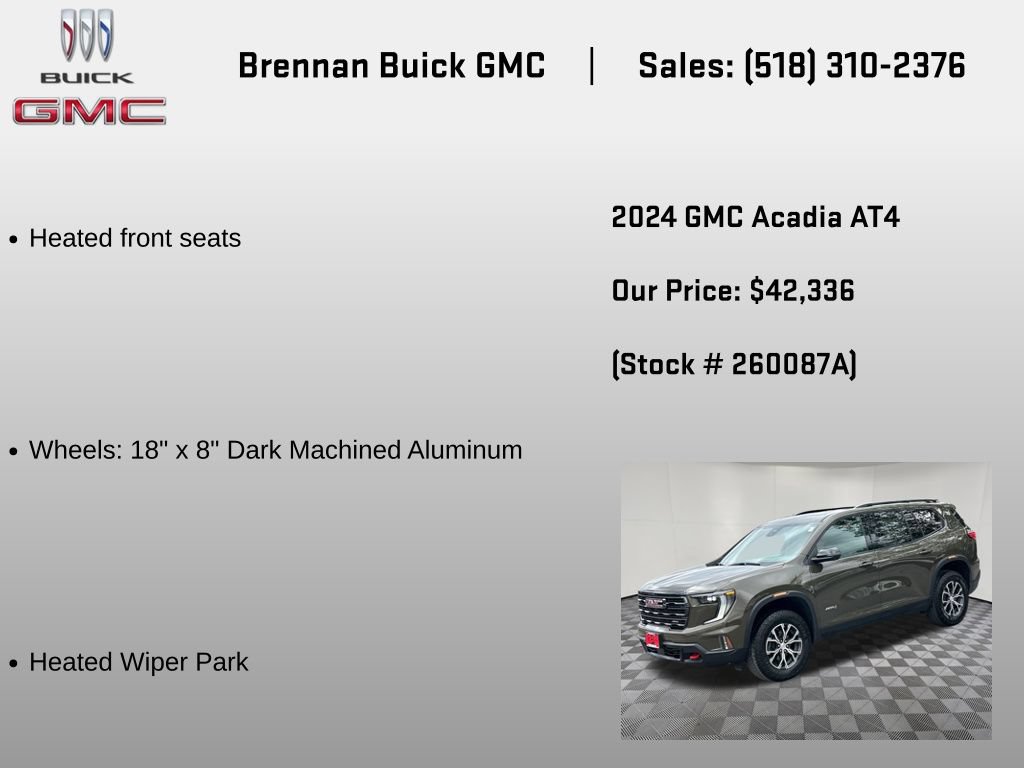 Certified 2024 GMC Acadia AT4 w/ Luxury Package AWD/4WD image 35