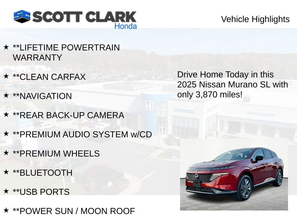 Used 2025 Nissan Murano SL image 12