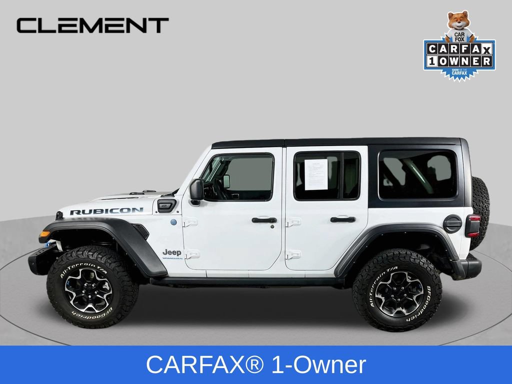 Used 2023 Jeep Wrangler Unlimited Rubicon 4xe w/ Steel Bumper Group AWD/4WD image 2