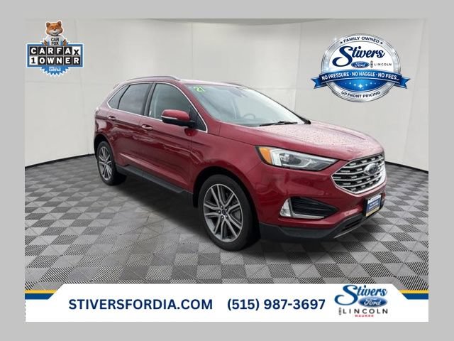 Certified 2021 Ford Edge Titanium w/ Class II Trailer Tow Package AWD/4WD image 1