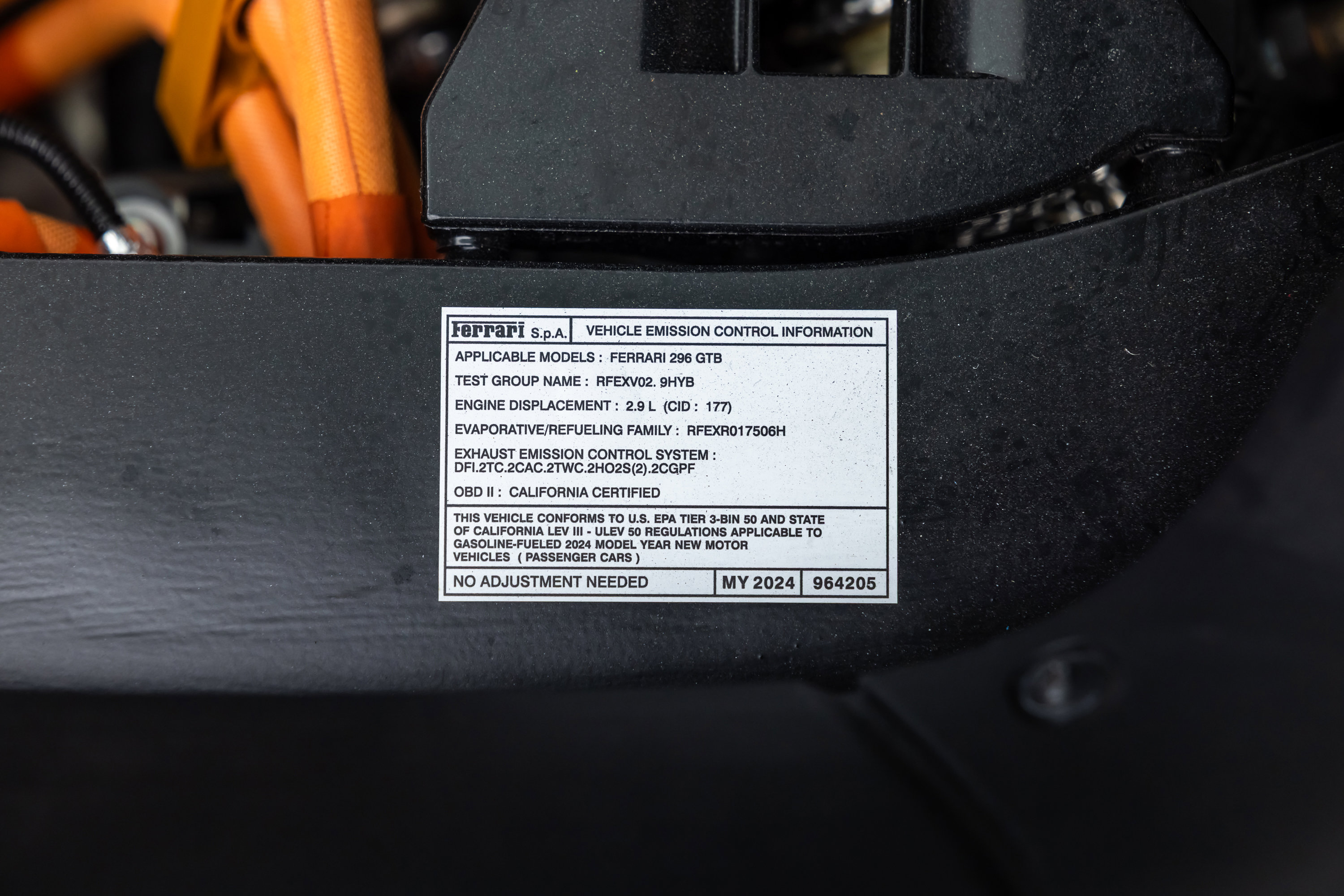 Certified 2024 Ferrari 296 GTB image 57