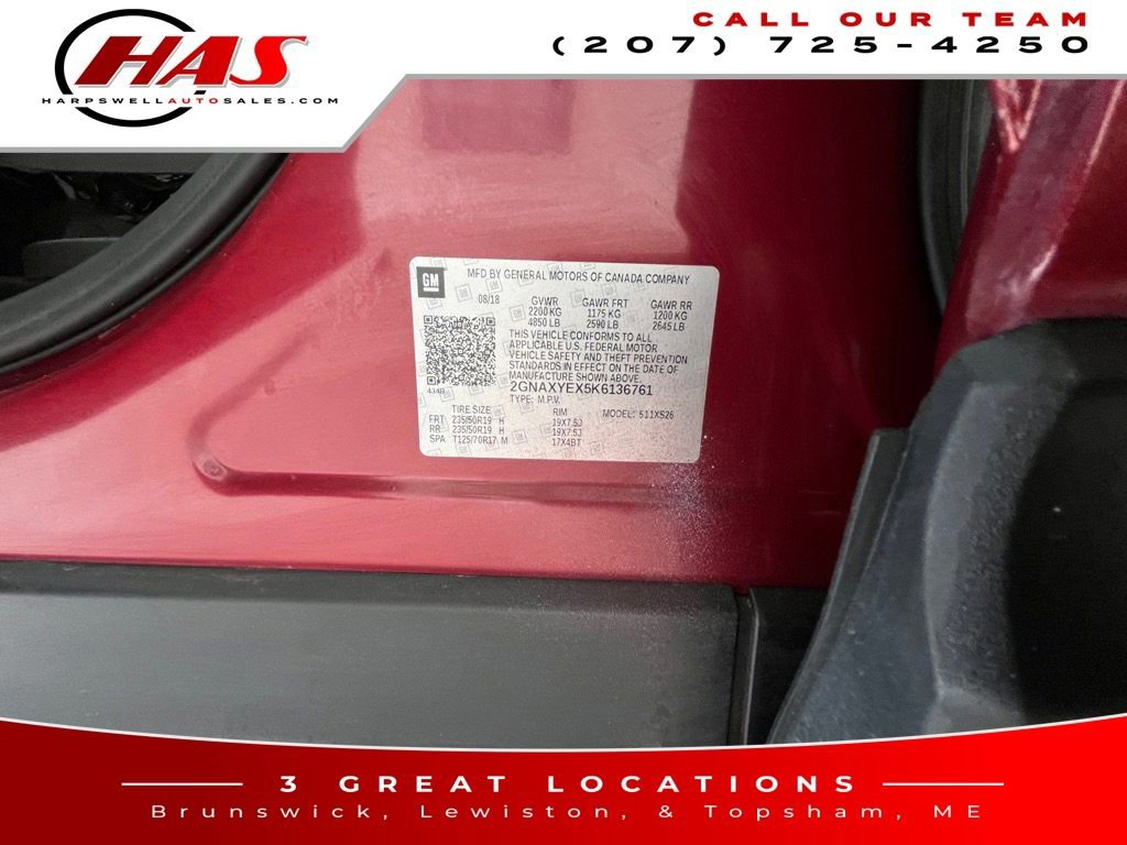 Used 2019 Chevrolet Equinox Premier AWD/4WD image 18