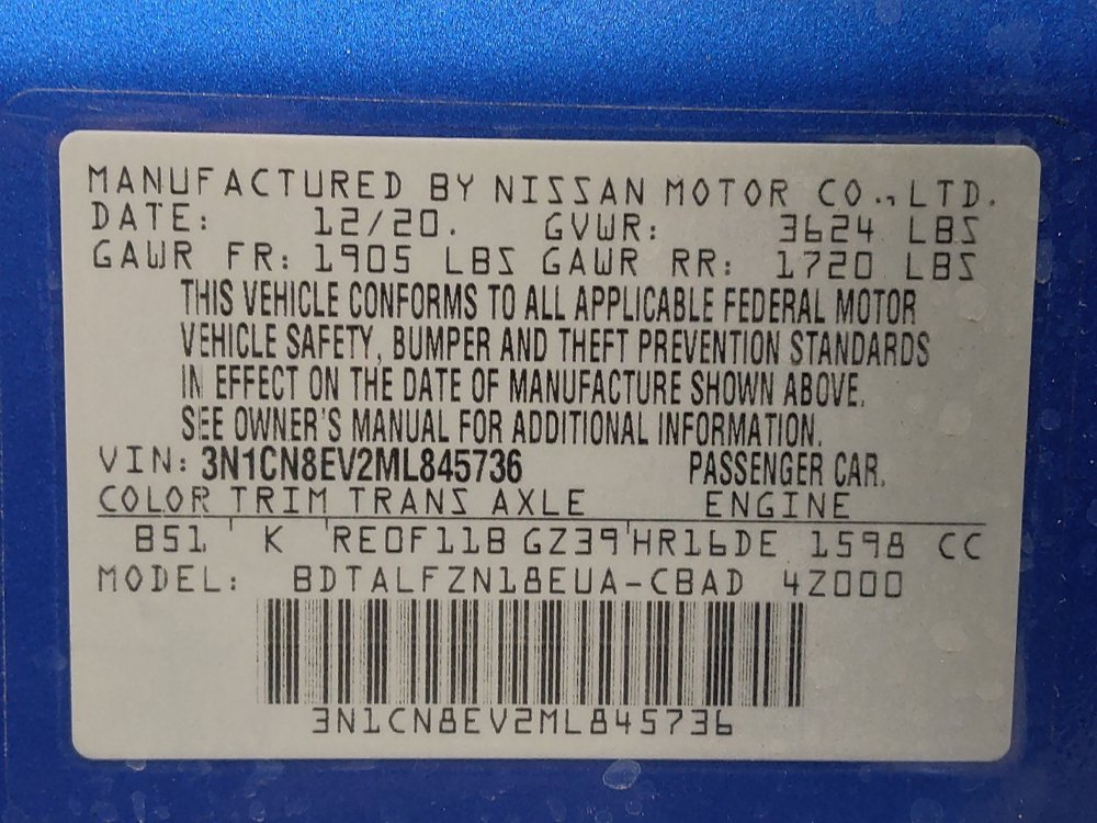 Used 2021 Nissan Versa SV FWD image 33