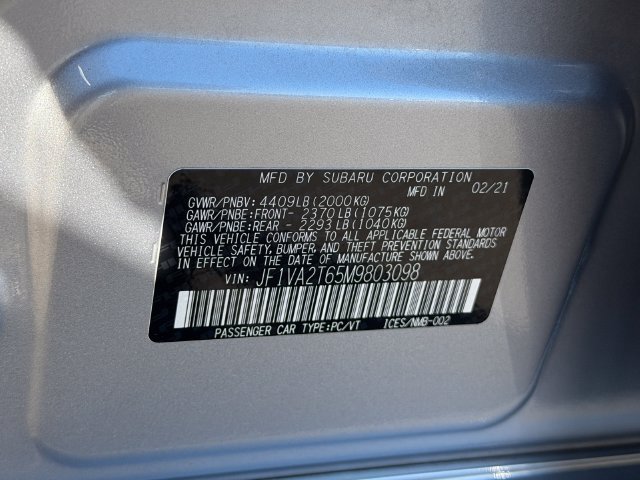 Used 2021 Subaru WRX STI Limited w/ Popular Package #3 (IZT) AWD/4WD image 31
