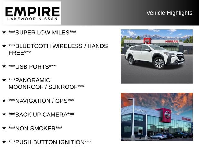 Used 2023 Subaru Outback Touring XT AWD/4WD image 2