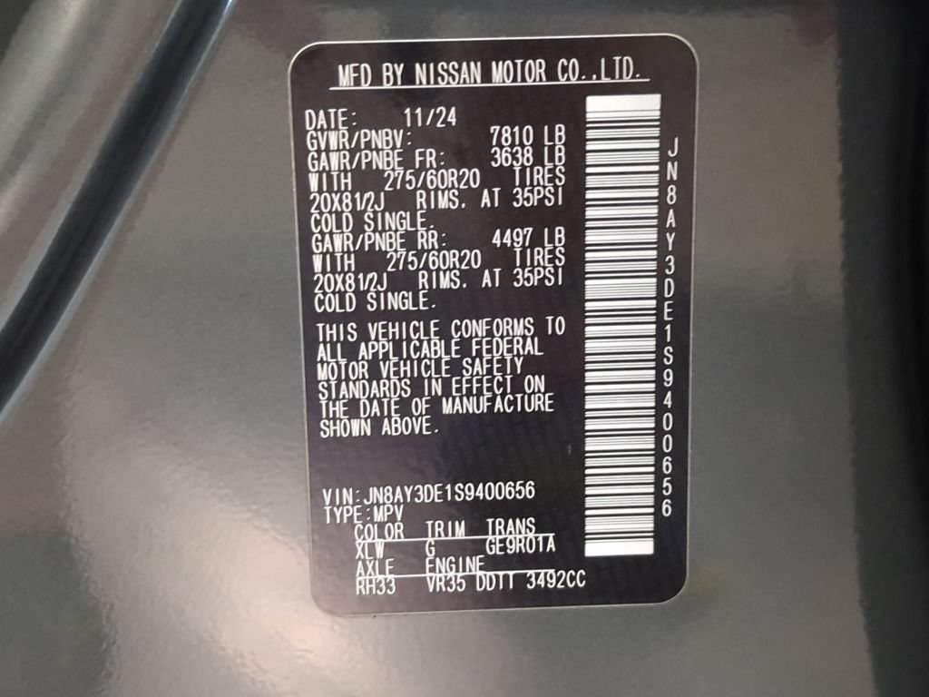 Certified 2025 Nissan Armada PRO-4X AWD/4WD image 34