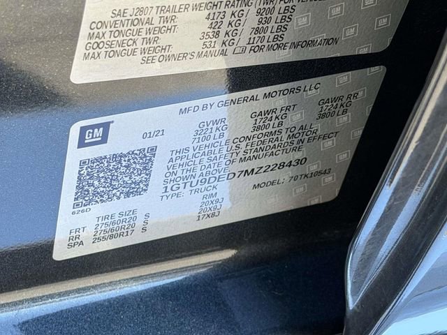 Used 2021 GMC Sierra 1500 SLT w/ SLT Premium Plus Package image 25