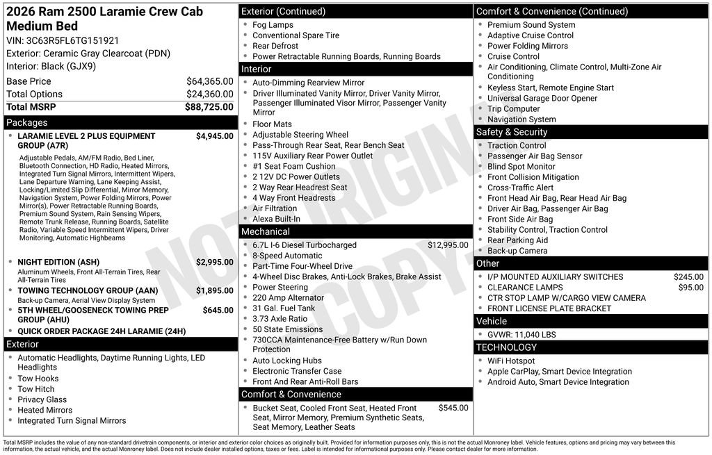 New 2026 RAM 2500 Laramie image 38