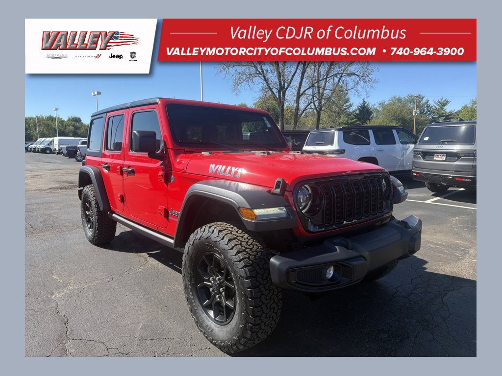Used 2025 Jeep Wrangler Unlimited Sport S 4xe AWD/4WD image 1
