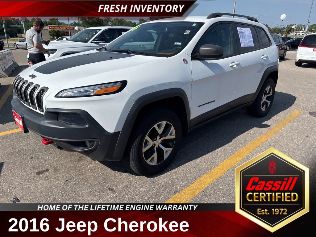 Used 2016 Jeep Cherokee Trailhawk w/ Leather Interior Group