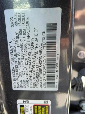 Used 2023 Honda Ridgeline RTL image 22