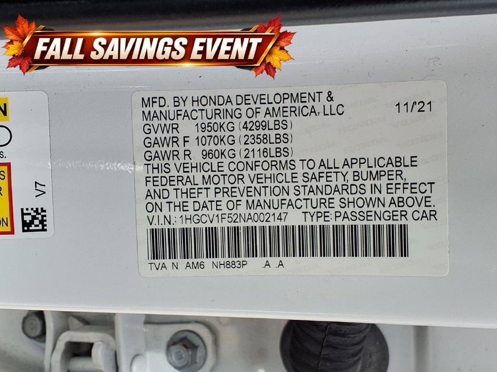Used 2022 Honda Accord EX-L image 14
