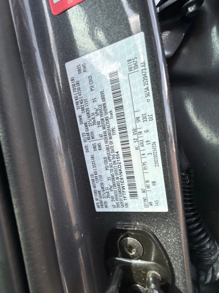 Used 2022 Ford F150 Lariat w/ Max Trailer Tow Package AWD/4WD image 9