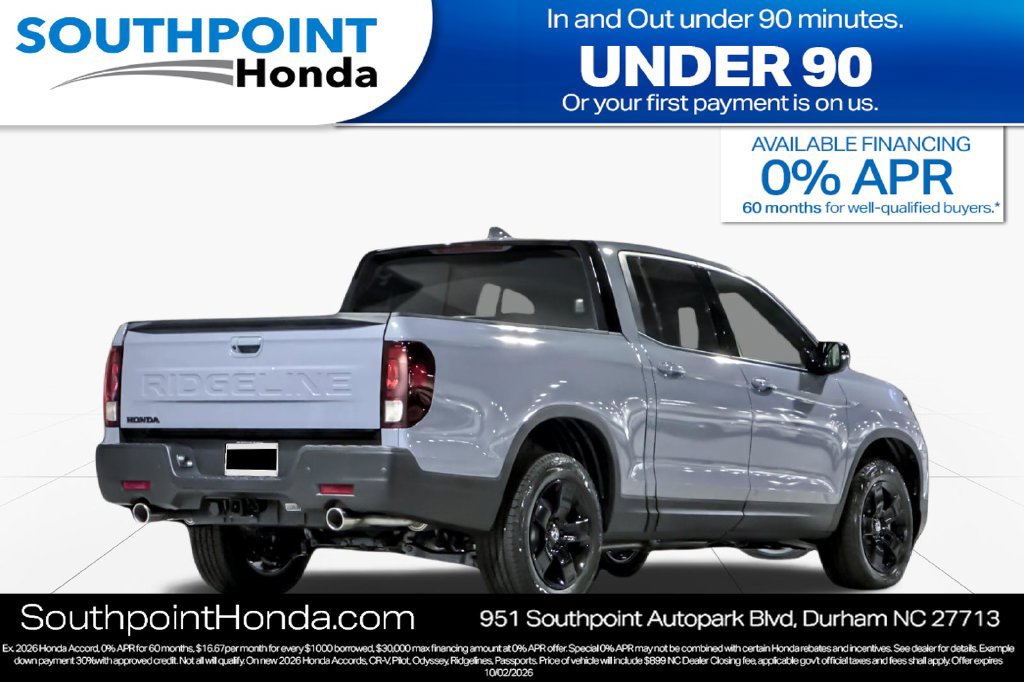 New 2026 Honda Ridgeline Black Edition image 3